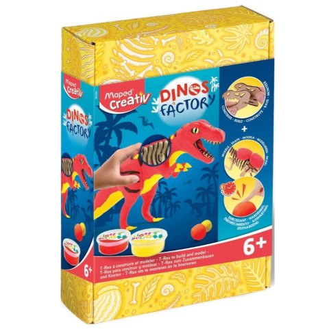 CREATIV masa plast. Fabryka dinozaurów 907210