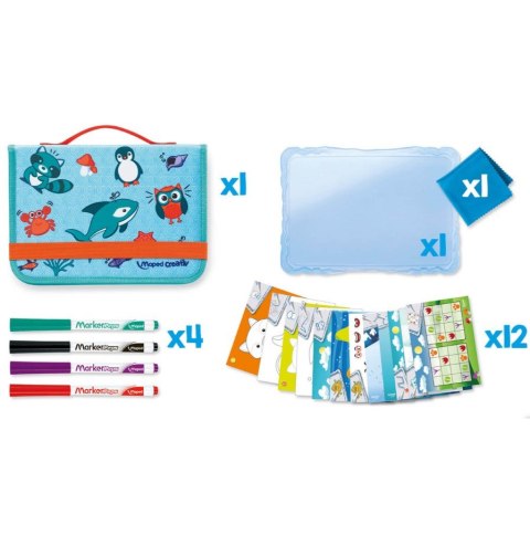 CREATIV tablica suchościeralna walizka 969310