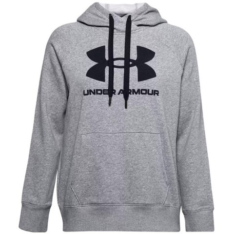 ND05_B21420-2XL 1356318 035 Bluza damska Under Armour Rival Fleece Logo Hoodie szara 1356318 035
 r.2XL