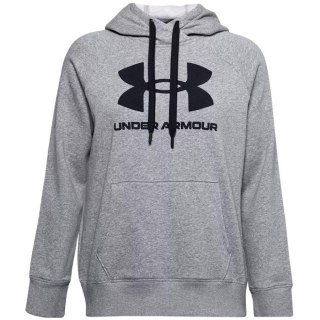 ND05_B21420-L 1356318 035 Bluza damska Under Armour Rival Fleece Logo Hoodie szara 1356318 035
 r.L