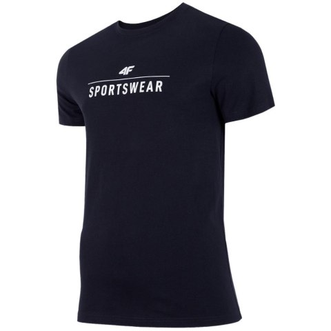 ND05_K14025-M H4Z22 TSM354 30S Koszulka męska 4F ciemny granat H4Z22 TSM354 30S r.M