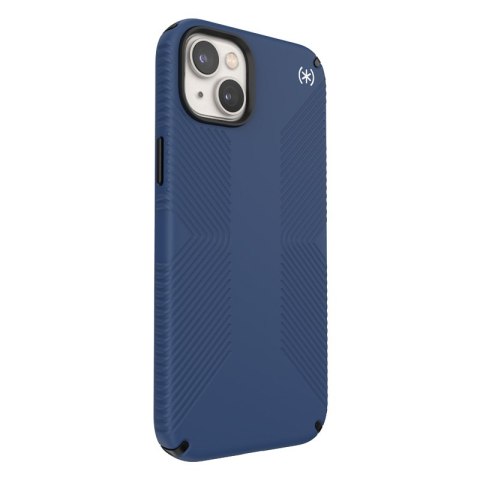 ND38_150116-9974 Speck Presidio2 Grip - Etui iPhone 14 Plus z powłoką MICROBAN (Coastal Blue / Black / White)