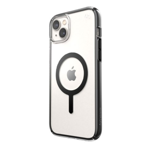 ND38_150125-5905 Speck Presidio Perfect-Clear with Impact Geometry + MagSafe - Etui iPhone 14 Plus z powłoką MICROBAN (Clear / B