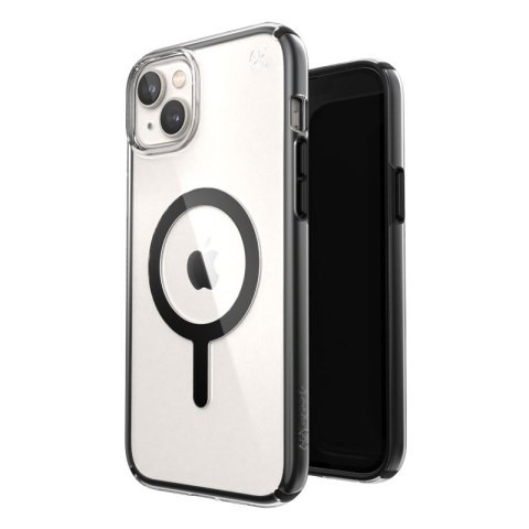 ND38_150125-5905 Speck Presidio Perfect-Clear with Impact Geometry + MagSafe - Etui iPhone 14 Plus z powłoką MICROBAN (Clear / B