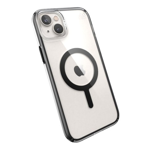 ND38_150125-5905 Speck Presidio Perfect-Clear with Impact Geometry + MagSafe - Etui iPhone 14 Plus z powłoką MICROBAN (Clear / B