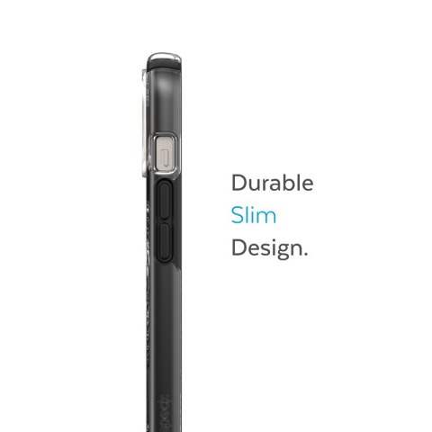 ND38_150125-5905 Speck Presidio Perfect-Clear with Impact Geometry + MagSafe - Etui iPhone 14 Plus z powłoką MICROBAN (Clear / B