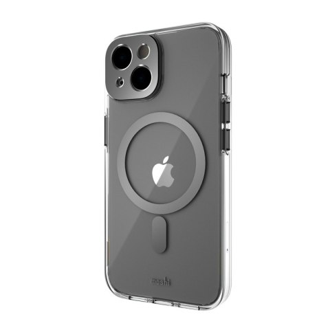 ND38_99MO137206 Moshi iGlaze MagSafe - Etui iPhone 14 Plus (Silver)