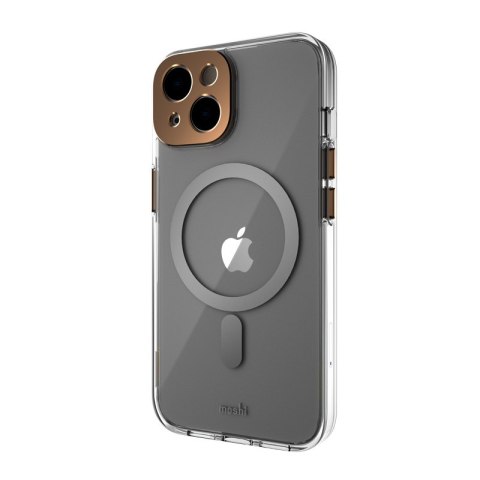 ND38_99MO137226 Moshi iGlaze MagSafe - Etui iPhone 14 Plus (Gold)