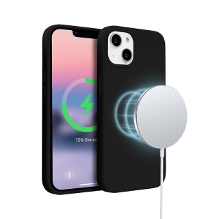 ND38_CRG-COLRM-IP1467-BLK Crong Color Cover Magnetic - Etui iPhone 14 Plus MagSafe (czarny)