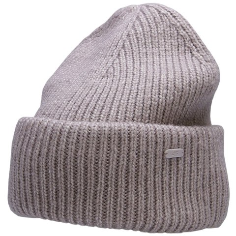 ND05_C4168-M H4Z22 CAD005 52M Czapka damska 4F jasny fiolet melanż H4Z22 CAD005 52M r.M