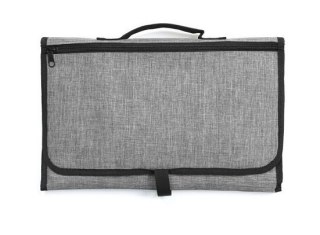 KX5086 Przewijak miękki turystyczny rozkładany torba szara