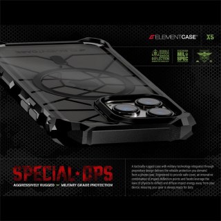 ND38_EMT-322-262FQ-02 Element Case Special Ops X5 - Pancerne etui iPhone 14 (Mil-Spec Drop Protection) (Clear/Black)