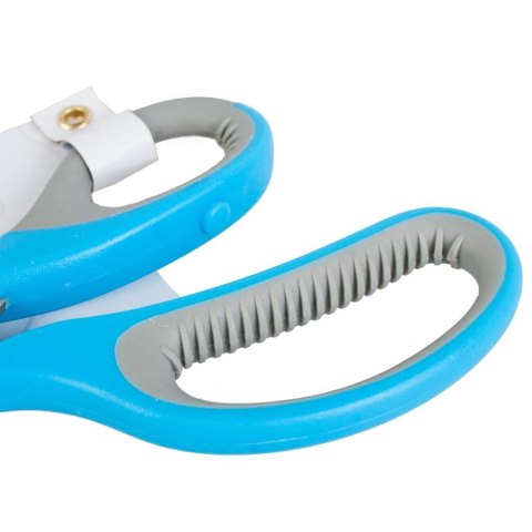 ND39_429893 NOZYCZKI MET Z GUM 21CM STK B/C 12/144