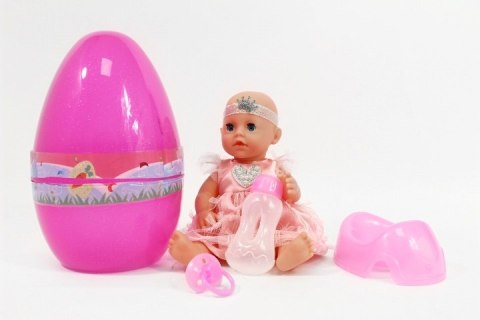 Lalka 25cm zestaw z nocnikiem w jaju YL1886L 09028