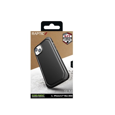 ND38_493178 X-Doria Raptic Slim - Biodegradowalne etui iPhone 14 Plus (Black)