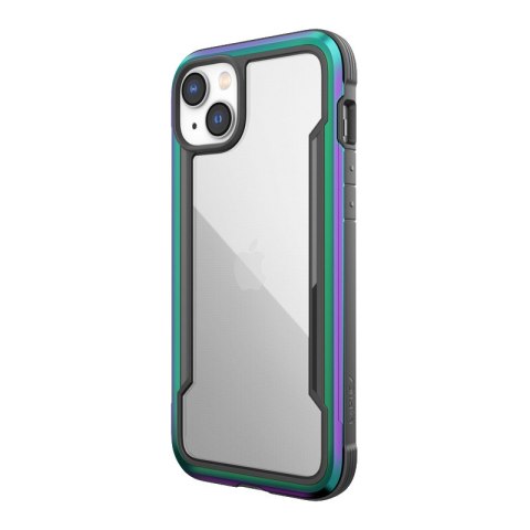 ND38_494045 X-Doria Raptic Shield - Etui aluminiowe iPhone 14 Plus (Drop-Tested 3m) (Iridescent)