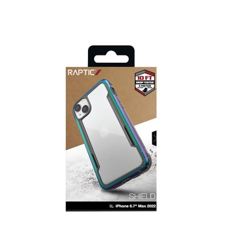ND38_494045 X-Doria Raptic Shield - Etui aluminiowe iPhone 14 Plus (Drop-Tested 3m) (Iridescent)