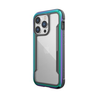 ND38_494076 X-Doria Raptic Shield - Etui aluminiowe iPhone 14 Pro (Drop-Tested 3m) (Iridescent)