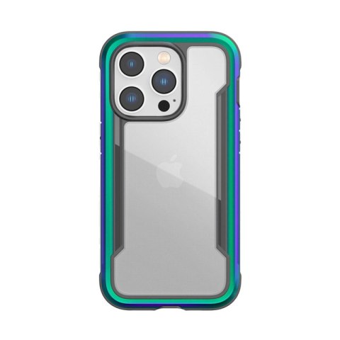 ND38_494076 X-Doria Raptic Shield - Etui aluminiowe iPhone 14 Pro (Drop-Tested 3m) (Iridescent)