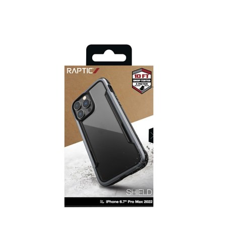 ND38_494090 X-Doria Raptic Shield - Etui aluminiowe iPhone 14 Pro Max (Drop-Tested 3m) (Black)