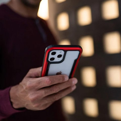 ND38_494106 X-Doria Raptic Shield - Etui aluminiowe iPhone 14 Pro Max (Drop-Tested 3m) (Iridescent)