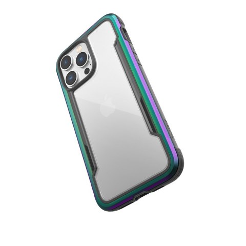 ND38_494106 X-Doria Raptic Shield - Etui aluminiowe iPhone 14 Pro Max (Drop-Tested 3m) (Iridescent)