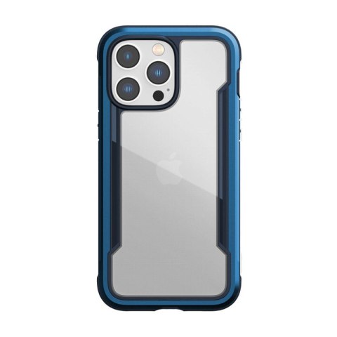 ND38_494113 X-Doria Raptic Shield - Etui aluminiowe iPhone 14 Pro Max (Drop-Tested 3m) (Marine Blue)