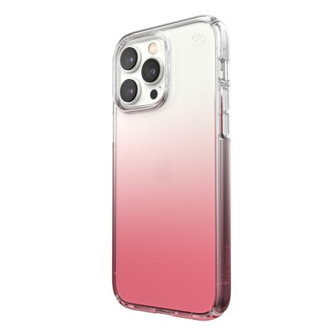 ND38_150093-9509 Speck Presidio Perfect-Clear + Ombre - Etui iPhone 14 Pro Max z powłoką MICROBAN (Clear / Vintage Rose Fade)