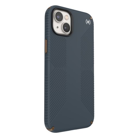 ND38_150116-3068 Speck Presidio2 Grip - Etui iPhone 14 Plus z powłoką MICROBAN (Charcoal / Cool Bronze / Slate)