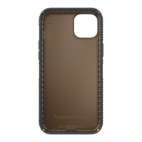 ND38_150116-3068 Speck Presidio2 Grip - Etui iPhone 14 Plus z powłoką MICROBAN (Charcoal / Cool Bronze / Slate)