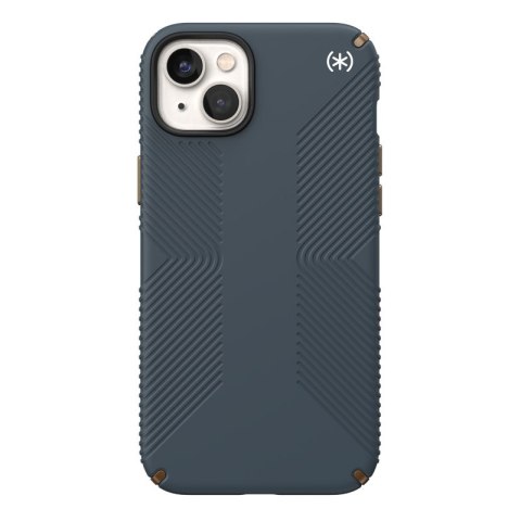ND38_150116-3068 Speck Presidio2 Grip - Etui iPhone 14 Plus z powłoką MICROBAN (Charcoal / Cool Bronze / Slate)