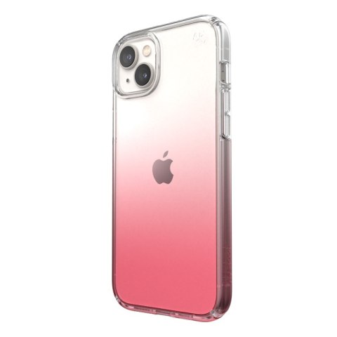 ND38_150122-9509 Speck Presidio Perfect-Clear + Ombre - Etui iPhone 14 Plus z powłoką MICROBAN (Clear / Vintage Rose Fade)