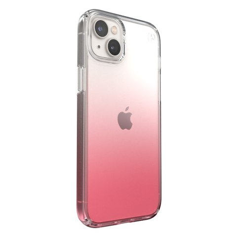 ND38_150122-9509 Speck Presidio Perfect-Clear + Ombre - Etui iPhone 14 Plus z powłoką MICROBAN (Clear / Vintage Rose Fade)