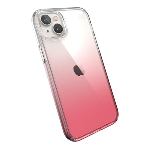ND38_150122-9509 Speck Presidio Perfect-Clear + Ombre - Etui iPhone 14 Plus z powłoką MICROBAN (Clear / Vintage Rose Fade)