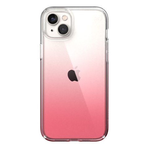 ND38_150122-9509 Speck Presidio Perfect-Clear + Ombre - Etui iPhone 14 Plus z powłoką MICROBAN (Clear / Vintage Rose Fade)