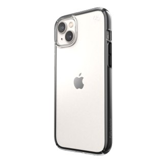 ND38_150124-5905 Speck Presidio Perfect-Clear with Impact Geometry - Etui iPhone 14 Plus z powłoką MICROBAN (Clear / Black)