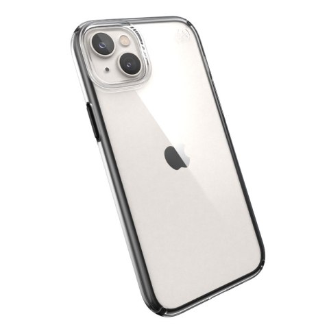 ND38_150124-5905 Speck Presidio Perfect-Clear with Impact Geometry - Etui iPhone 14 Plus z powłoką MICROBAN (Clear / Black)
