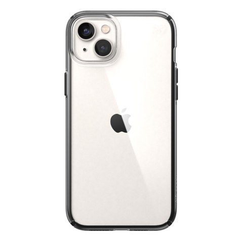ND38_150124-5905 Speck Presidio Perfect-Clear with Impact Geometry - Etui iPhone 14 Plus z powłoką MICROBAN (Clear / Black)