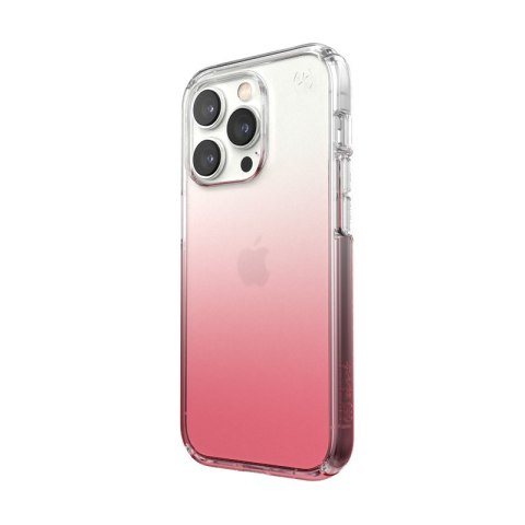 ND38_150151-9509 Speck Presidio Perfect-Clear + Ombre - Etui iPhone 14 Pro z powłoką MICROBAN (Clear / Vintage Rose Fade)