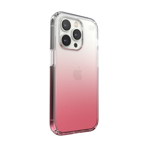 ND38_150151-9509 Speck Presidio Perfect-Clear + Ombre - Etui iPhone 14 Pro z powłoką MICROBAN (Clear / Vintage Rose Fade)
