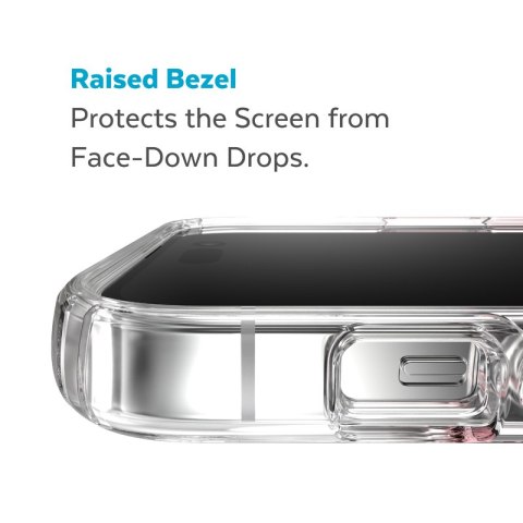 ND38_150151-9509 Speck Presidio Perfect-Clear + Ombre - Etui iPhone 14 Pro z powłoką MICROBAN (Clear / Vintage Rose Fade)