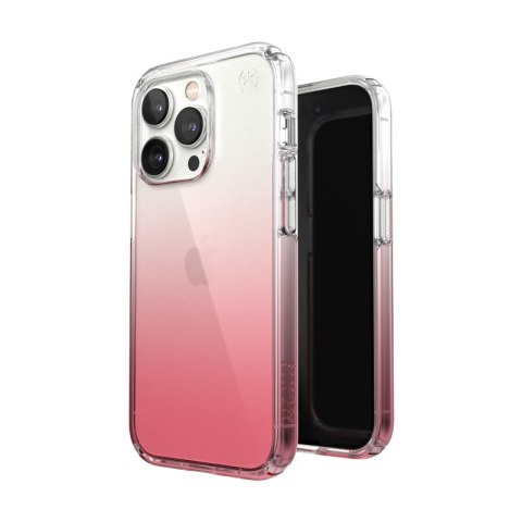 ND38_150151-9509 Speck Presidio Perfect-Clear + Ombre - Etui iPhone 14 Pro z powłoką MICROBAN (Clear / Vintage Rose Fade)
