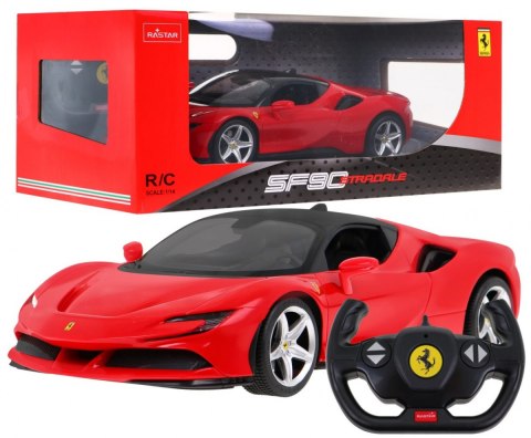 ND28_10166_ZRC_97300_CR Ferrari SF90 Stradale RASTAR model 1:14 Zdalnie sterowane auto + pilot