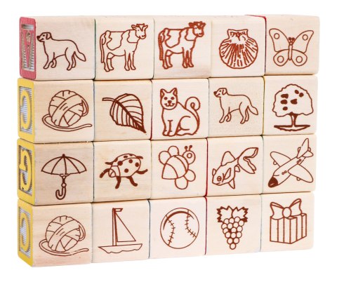 ND28_10764_ZDR_PH05B021 Drewniana Ciężarówka + Klocki