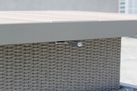 ND28_12172_201507 Meble Ogrodowe Rattan Narożniki + Regulowany Stół z Blate