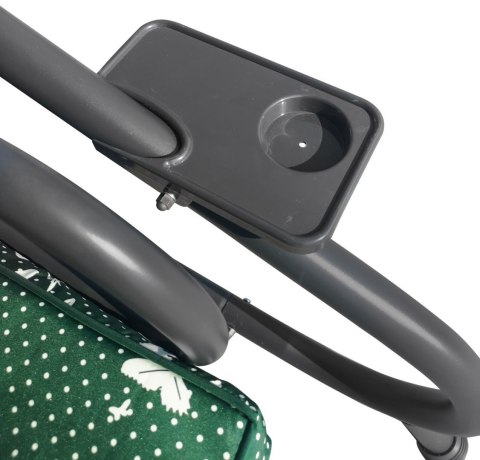 ND28_12377_8078 MOT Ogromna Huśtawka Ogrodowa Siedzisko Plecionka 2x1 Zielona M