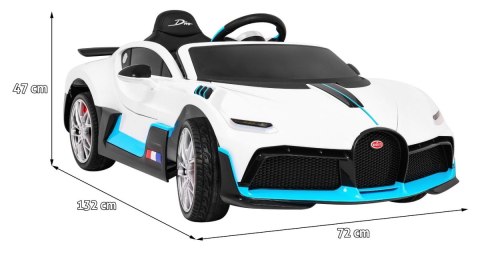 ND28_12797_PA_HL338_BIA Pojazd Bugatti Divo Biały