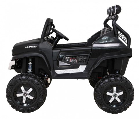 ND28_13124_PA_JL199_CZ Pojazd Mercedes BENZ UNIMOG Czarny