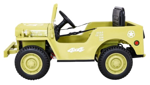 ND28_13419_PA_JH-103_BEZ Pojazd Retro Wojskowy Beżowy