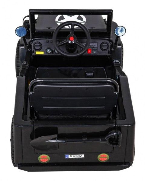 ND28_13420_PA_JH-103_CZ Pojazd Retro Wojskowy Czarny